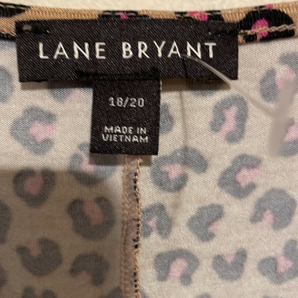 Lane Bryant Cheetah Print Blouse 18/20 NWOT - Picture 4 of 9